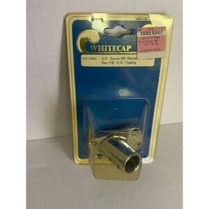 Whitecap 60*  Degree Rectangular Base Chrome Plated Zamac S-1465C